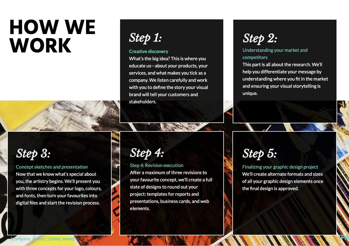 Graphic Design Proposal Template